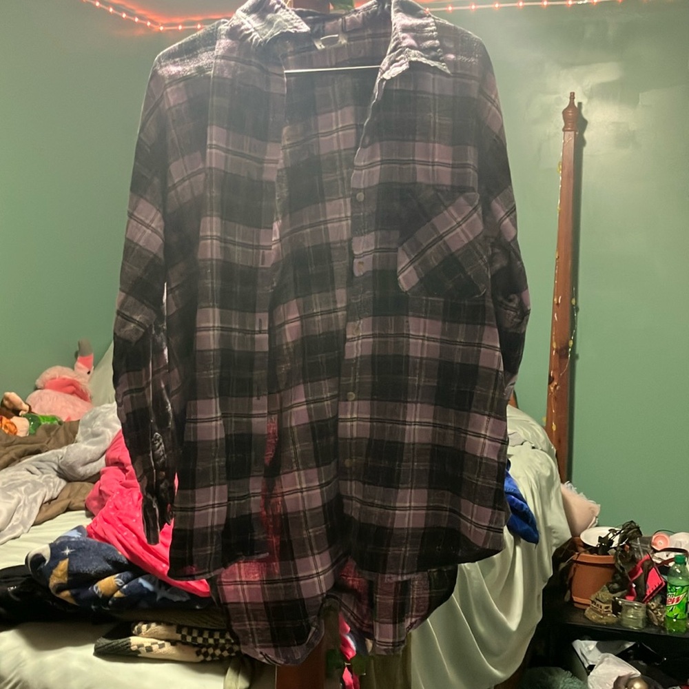 purple flannel